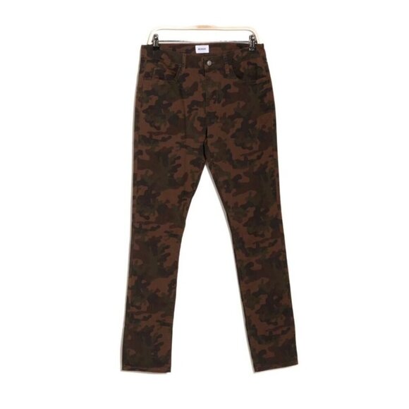 Hudson Mens Brown Ace Camo Print Mid Rise Skinny Jeans Sz 34 x 32 New - Picture 9 of 10